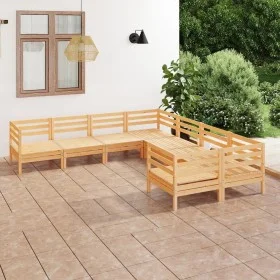 Gartenmöbel-Set 8-teilig aus massivem Kiefernholz von vidaXL, Gartensets - Ref: Foro24-3083244, Preis: 336,39 €, Rabatt: %