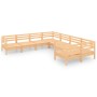 Juego de muebles de jardín 8 piezas madera maciza de pino de vidaXL, Conjuntos de jardín - Ref: Foro24-3083244, Precio: 351,73 €