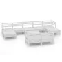 Garden furniture set 10 pieces solid white pine wood by vidaXL, Garden sets - Ref: Foro24-3083380, Price: 514,13 €, Discount: %