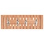 Solid walnut wood wall coat rack 42x8.5x14 cm by vidaXL, Towel racks - Ref: Foro24-350371, Price: 33,28 €, Discount: %