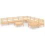 Gartenmöbel-Set 10-teilig aus massivem Kiefernholz von vidaXL, Gartensets - Ref: Foro24-3083259, Preis: 412,44 €, Rabatt: %