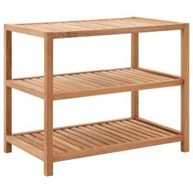 Estantería para baño madera maciza de nogal 65x40x55 cm Estantería para baño madera maciza de nogal 65x40x55 cm
