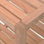 Estantería para baño madera maciza de nogal 65x40x55 cm