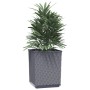 Pflanzgefäße 4 Stück dunkelgraues Polypropylen 30x30x37 cm von vidaXL, Töpfe und Pflanzgefäße - Ref: Foro24-364185, Preis: 98...