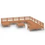 Gartenmöbel-Set 12-teilig aus massivem honigbraunem Kiefernholz von vidaXL, Gartensets - Ref: Foro24-3083322, Preis: 664,10 €...