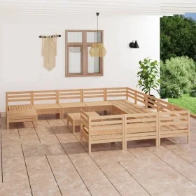 Garden furniture set 13 pieces solid pine wood by vidaXL, Garden sets - Ref: Foro24-3083329, Price: 545,18 €, Discount: %