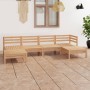 Gartenmöbel-Set 6-teilig aus massivem Kiefernholz von vidaXL, Gartensets - Ref: Foro24-3083334, Preis: 270,28 €, Rabatt: %