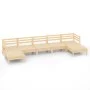 Gartenmöbel-Set 7-teilig aus massivem Kiefernholz von vidaXL, Gartensets - Ref: Foro24-3083344, Preis: 313,61 €, Rabatt: %