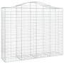 Gabionenkörbe 12 Stk. Bogenform Eisen 200x50x160/180 cm von vidaXL, Töpfe und Pflanzgefäße - Ref: Foro24-3145713, Preis: 1,00...