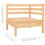 Gartenmöbel-Set 7-teilig aus massivem Kiefernholz von vidaXL, Gartensets - Ref: Foro24-3083344, Preis: 313,61 €, Rabatt: %