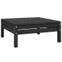 9-teiliges Gartenmöbel-Set aus massivem Kiefernholz schwarz von vidaXL, Gartensets - Ref: Foro24-3083358, Preis: 458,59 €, Ra...