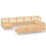 Juego de muebles de jardín 10 piezas madera maciza de pino de vidaXL, Conjuntos de jardín - Ref: Foro24-3083364, Precio: 424,...