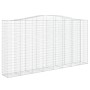 Gabionenkörbe 3 Stück bogenförmiges Eisen 400x50x200/220 cm von vidaXL, Töpfe und Pflanzgefäße - Ref: Foro24-3146022, Preis: ...
