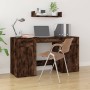 Schreibtisch aus geräuchertem Eichensperrholz mit Schrank von vidaXL, Schreibtische - Ref: Foro24-3185436, Preis: 143,02 €, R...