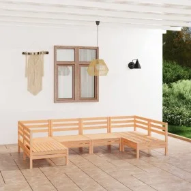 Garden furniture set 6 pieces solid pine wood by vidaXL, Garden sets - Ref: Foro24-3083394, Price: 248,18 €, Discount: %
