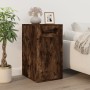 Schreibtisch aus geräuchertem Eichensperrholz mit Schrank von vidaXL, Schreibtische - Ref: Foro24-3185436, Preis: 143,02 €, R...