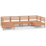 Gartenmöbel-Set 6-teilig aus massivem honigbraunem Kiefernholz von vidaXL, Gartensets - Ref: Foro24-3083397, Preis: 322,08 €,...