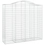Gabionenkörbe 7 Stück Bogenform Eisen 200x50x180/200 cm von vidaXL, Töpfe und Pflanzgefäße - Ref: Foro24-3145729, Preis: 946,...