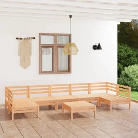 Garden furniture set 8 pieces solid pine wood by vidaXL, Garden sets - Ref: Foro24-3083409, Price: 350,60 €, Discount: %