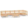 Juego de muebles de jardín 8 piezas madera maciza de pino de vidaXL, Conjuntos de jardín - Ref: Foro24-3083409, Precio: 350,6...