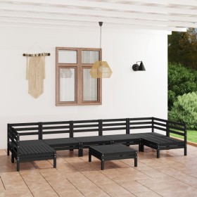 Juego de muebles de jardín 8 piezas madera maciza de pino de vidaXL, Conjuntos de jardín - Ref: Foro24-3083413, Precio: 430,2...