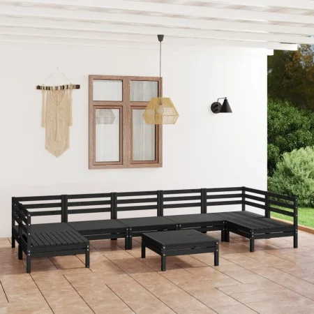 Garden furniture set 8 pieces solid pine wood by vidaXL, Garden sets - Ref: Foro24-3083413, Price: 424,47 €, Discount: %
