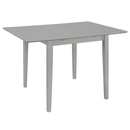 Mesa de comedor extensible gris (80-120)x80x74 cm MDF en Mesas de cocina y de comedor | Comprar online en Foro24