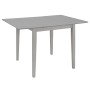 Mesa de comedor extensible gris (80-120)x80x74 cm MDF en Mesas de cocina y de comedor | Comprar online en Foro24
