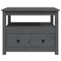 Massivholz Kiefer Couchtisch grau 71x49x55 cm von vidaXL, Couchtisch - Ref: Foro24-820938, Preis: 106,42 €, Rabatt: %