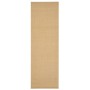 Alfombra de sisal natural 80x250 cm