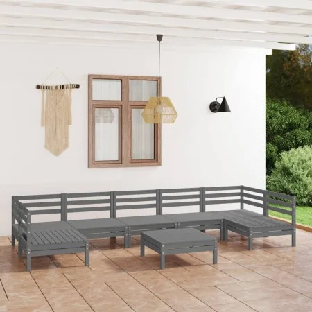 Gartenmöbel-Set 8-teilig aus massivem Kiefernholz von vidaXL, Gartensets - Ref: Foro24-3083411, Preis: 410,02 €, Rabatt: %