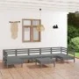 Gartenmöbel-Set 8-teilig aus massivem Kiefernholz von vidaXL, Gartensets - Ref: Foro24-3083411, Preis: 410,02 €, Rabatt: %