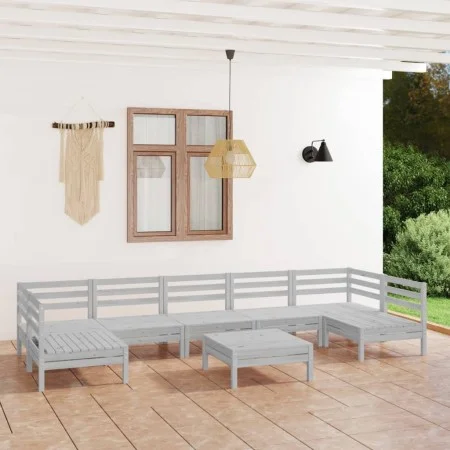 Juego de muebles de jardín 8 piezas madera maciza de pino de vidaXL, Conjuntos de jardín - Ref: Foro24-3083410, Precio: 409,6...