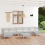 Juego de muebles de jardín 8 piezas madera maciza de pino de vidaXL, Conjuntos de jardín - Ref: Foro24-3083410, Precio: 409,6...