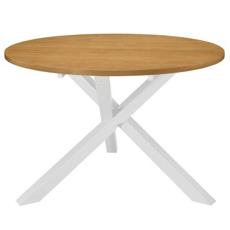 Mesa de comedor blanca 120x75 cm MDF en Mesas de cocina y de comedor | Comprar online en Foro24