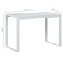 Weißer Computertisch aus Spanplatte, 110 x 60 x 73 cm von vidaXL, Schreibtische - Ref: Foro24-30197, Preis: 126,84 €, Rabatt: %