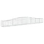 Gabionenkörbe 4 Stk. Bogenform Eisen 400x50x40/60 cm von vidaXL, Töpfe und Pflanzgefäße - Ref: Foro24-3145919, Preis: 457,42 ...