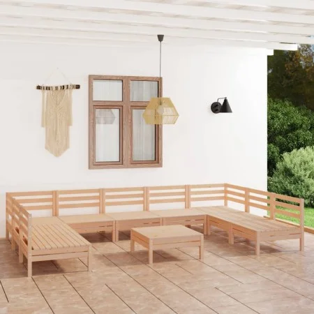 Garden furniture set 10 pieces solid pine wood by vidaXL, Garden sets - Ref: Foro24-3083419, Price: 409,05 €, Discount: %
