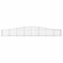 Gabion baskets 4 units, arched shape, iron, 400x50x40/60 cm by vidaXL, Pots and planters - Ref: Foro24-3145919, Price: 457,42...