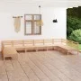 Gartenmöbel-Set 10-teilig aus massivem Kiefernholz von vidaXL, Gartensets - Ref: Foro24-3083424, Preis: 405,98 €, Rabatt: %