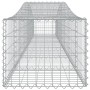Gabionenkörbe 4 Stk. Bogenform Eisen 400x50x40/60 cm von vidaXL, Töpfe und Pflanzgefäße - Ref: Foro24-3145919, Preis: 457,42 ...