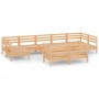 Gartenmöbel-Set 10-teilig aus massivem Kiefernholz von vidaXL, Gartensets - Ref: Foro24-3083479, Preis: 412,40 €, Rabatt: %