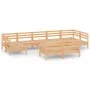 Juego muebles de jardín 10 piezas madera maciza pino de vidaXL, Conjuntos de jardín - Ref: Foro24-3083479, Precio: 412,44 €, ...
