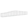 Gabionenkörbe 15 Stück Bogenform Eisen 400x50x40/60 cm von vidaXL, Töpfe und Pflanzgefäße - Ref: Foro24-3145926, Preis: 1,00 ...