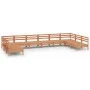 Gartenmöbel-Set 10-teilig aus massivem, honigbraunem Kiefernholz von vidaXL, Gartensets - Ref: Foro24-3083427, Preis: 508,15 ...