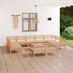 Gartenmöbel-Set 12-teilig aus massivem Kiefernholz von vidaXL, Gartensets - Ref: Foro24-3083449, Preis: 485,32 €, Rabatt: %