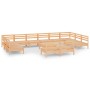 Gartenmöbel-Set 13-teilig aus massivem Kiefernholz von vidaXL, Gartensets - Ref: Foro24-3083459, Preis: 570,30 €, Rabatt: %