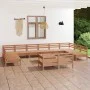 Gartenmöbel-Set 13-tlg. massives Kiefernholz honigbraun von vidaXL, Gartensets - Ref: Foro24-3083462, Preis: 649,60 €, Rabatt: %