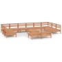 Garden furniture set 13 pieces solid pine wood honey brown by vidaXL, Garden sets - Ref: Foro24-3083462, Price: 658,11 €, Dis...