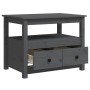 Solid gray pine wood coffee table 71x49x55 cm by vidaXL, Coffee table - Ref: Foro24-820938, Price: 106,42 €, Discount: %